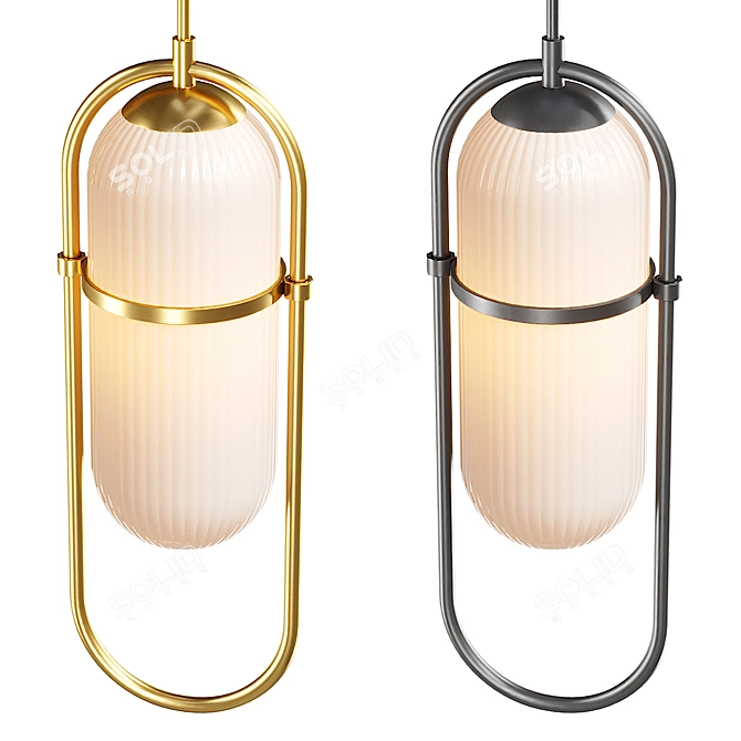  Sleek Trotte Pendant Light 3D model image 4