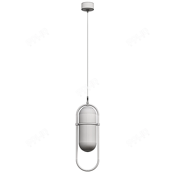  Sleek Trotte Pendant Light 3D model image 5
