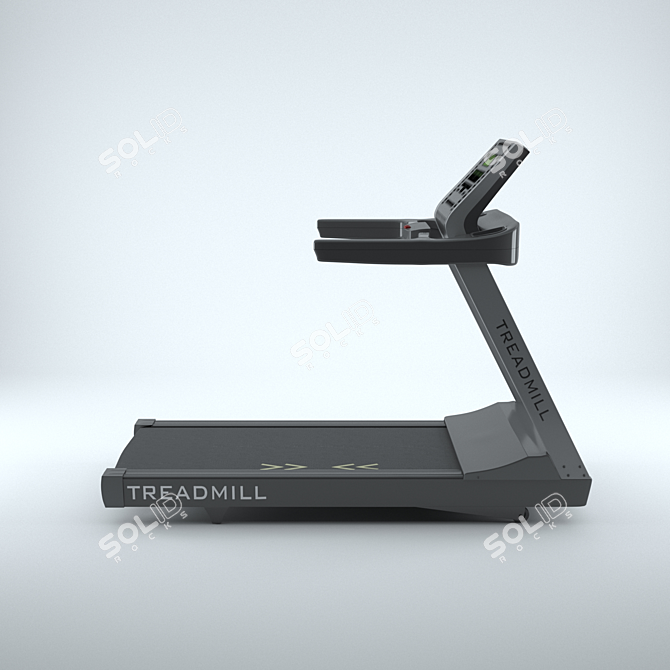 Virtual Trainer Treadmill Model 3D model image 5