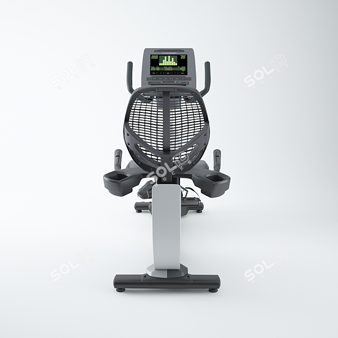 Smart Recumbent Bike 3D Model 3D model image 3