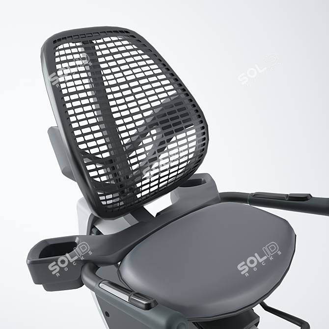 Smart Recumbent Bike 3D Model 3D model image 6