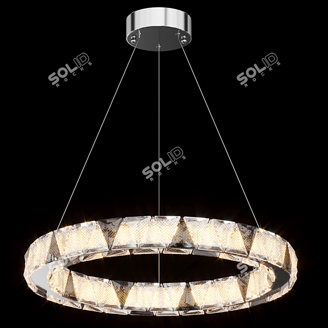 ALEKSANDRIN ONE LED Ring Chandelier 3D model image 1