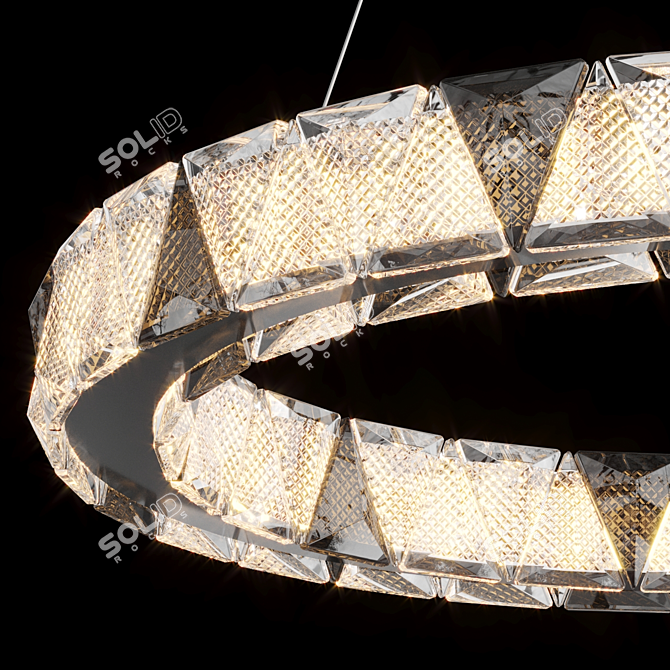 ALEKSANDRIN ONE LED Ring Chandelier 3D model image 2