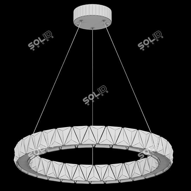 ALEKSANDRIN ONE LED Ring Chandelier 3D model image 4