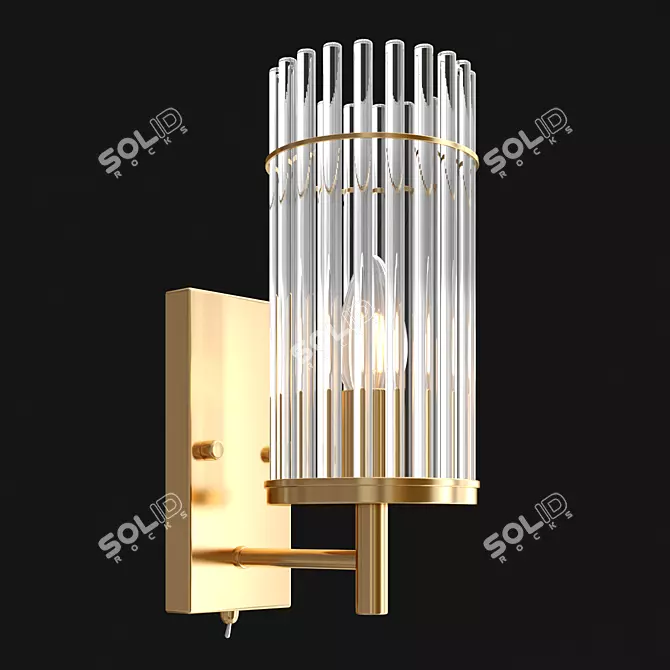 Elegant Odeon Light Formia Walllamp 3D model image 2
