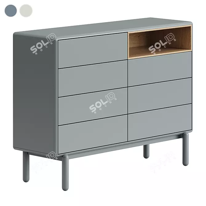 Teulat Corvo Chest Cabinet 2 3D model image 1