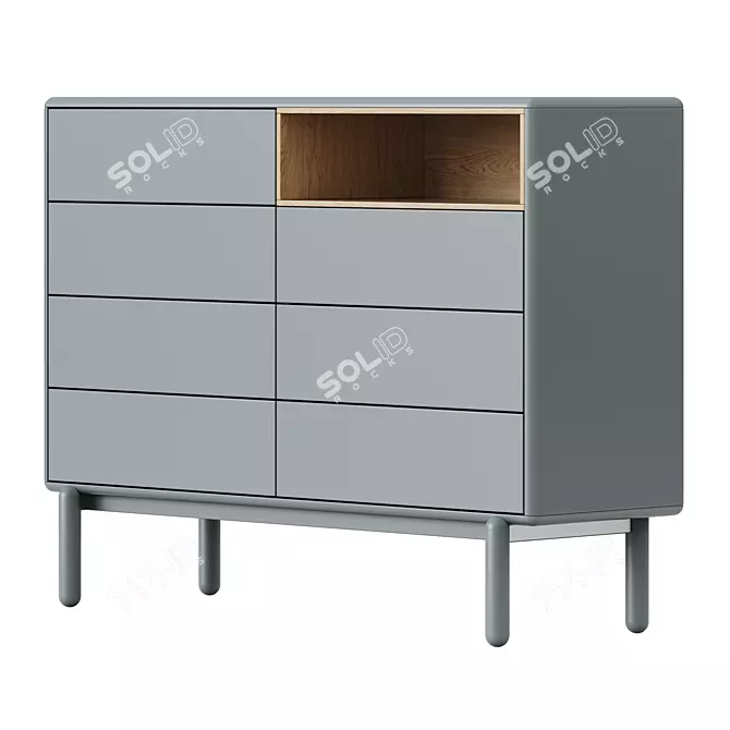 Teulat Corvo Chest Cabinet 2 3D model image 4
