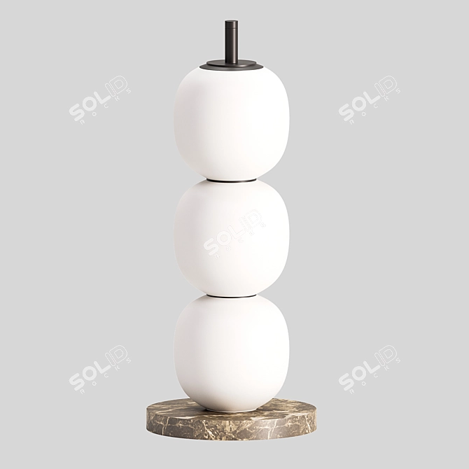 Sleek Modern MAINKAI Table Lamp 3D model image 2