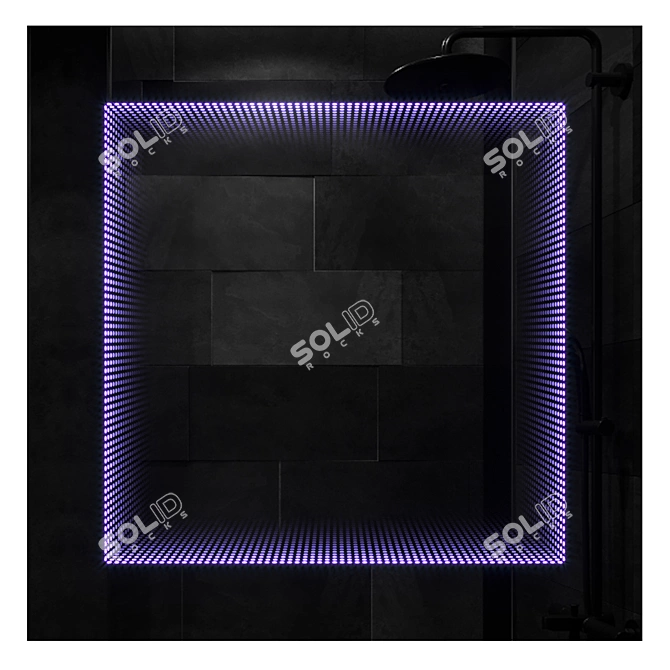 Title: Infinity Effect Mirror Set 3D model image 2