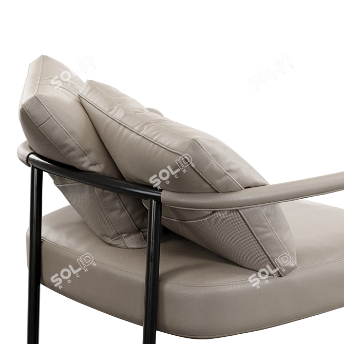 Chic Pochette Armchair - Vray+Corona 3D model image 5
