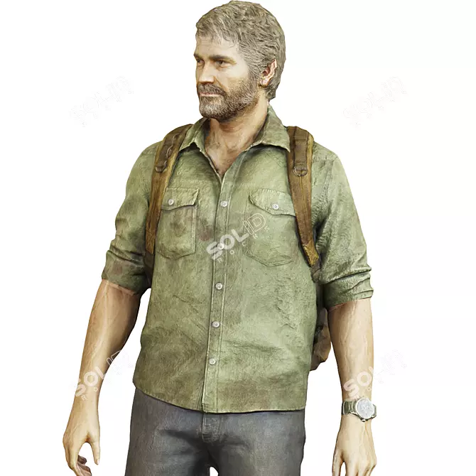 Joel Miller - TLOU Character 3D model image 3