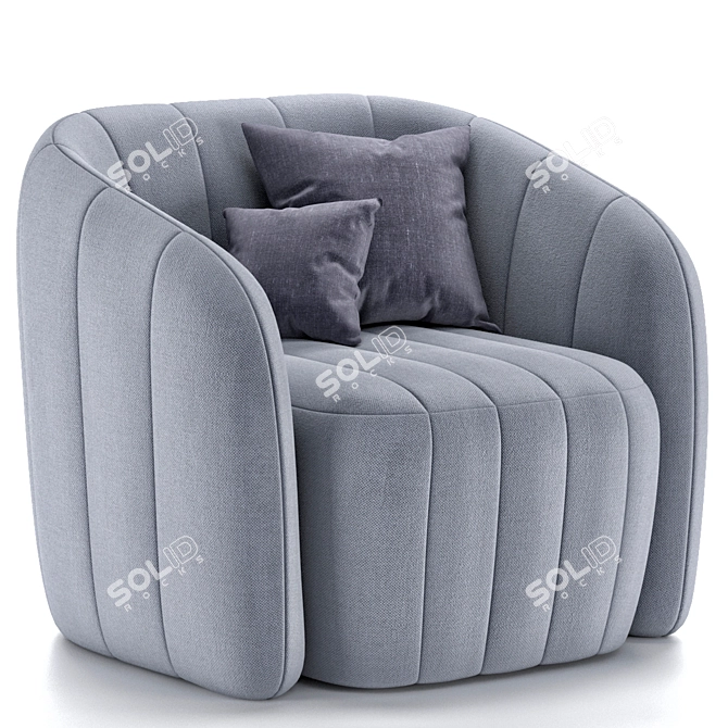 Lecco Comfort Chair Modelling 3D model image 1