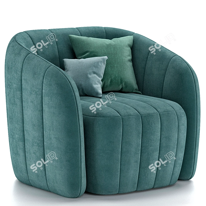 Lecco Comfort Chair Modelling 3D model image 2