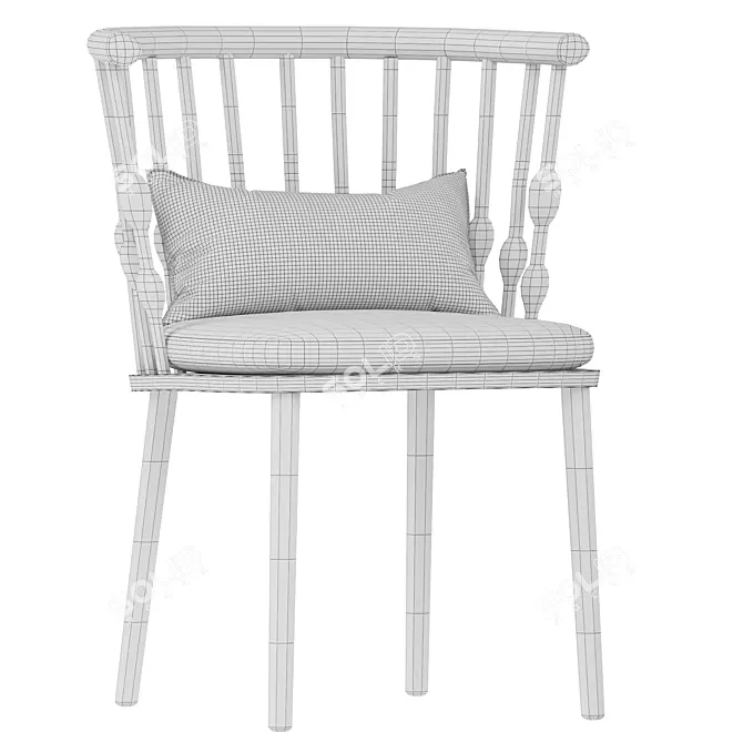 Modern NUB Chair Design 3D model image 3