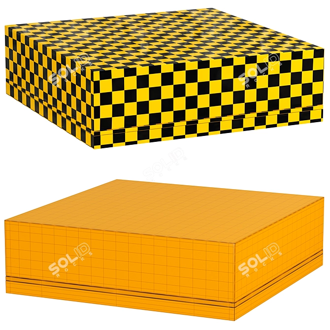 Contemporary Clea Coffee Table - 3Ds Max FBX 3D model image 2