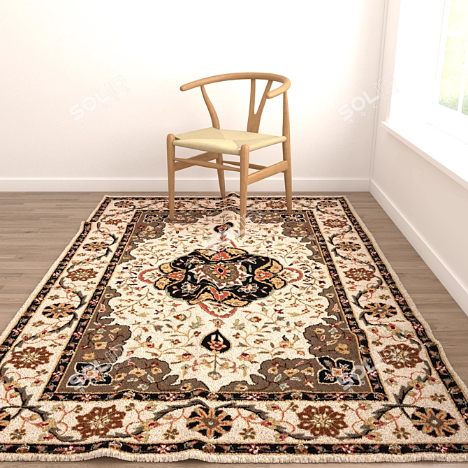 Abstract Rug Set 3D Models 3D model image 2