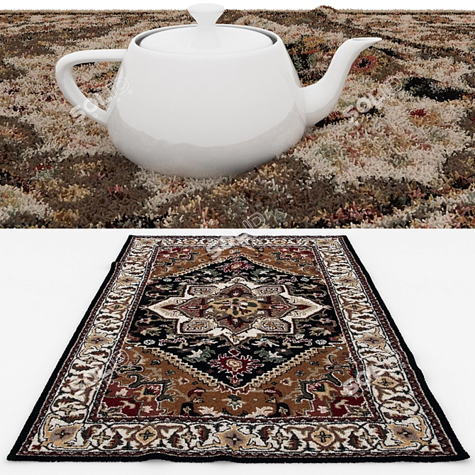 Abstract Rug Set 3D Models 3D model image 3