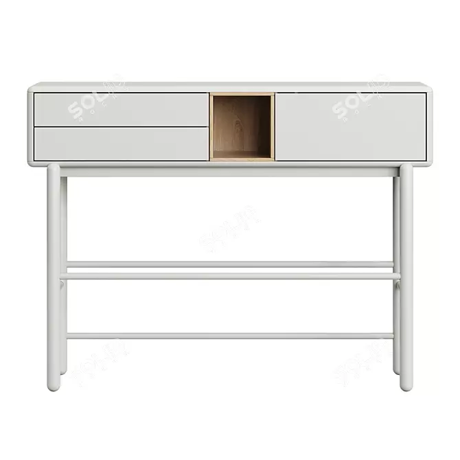 Teulat Corvo Console in Two-tone 3D model image 3