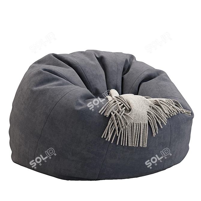 Contemporary Bean Bag Chair 3D model image 3