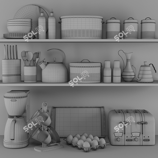 Kitchen Accessory 3D Model Files 3D model image 8