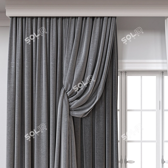 Modern Curtain 3D Models 3D model image 3