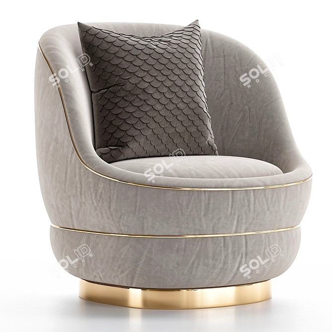 Nido Armchair 3D Model Collection 3D model image 3