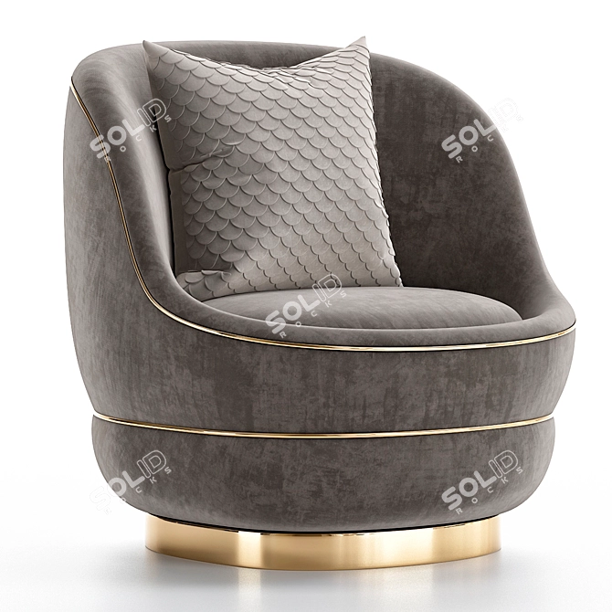 Nido Armchair 3D Model Collection 3D model image 4