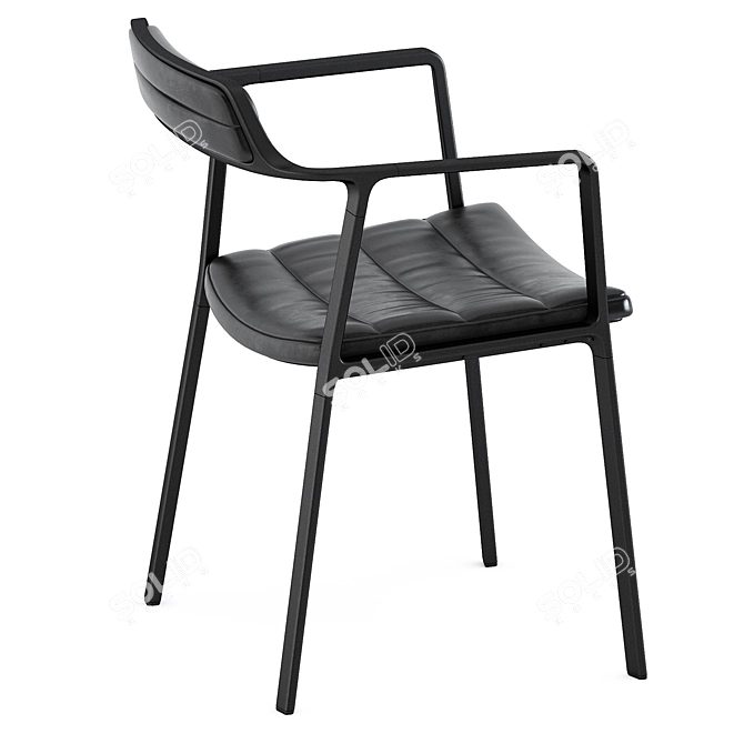 Vipp451 Chair: Modern Scandinavian Design 3D model image 4