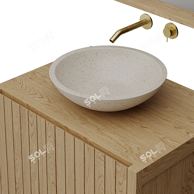 Modern Bathroom Set LA FORMA SUNDAY 3D model image 2