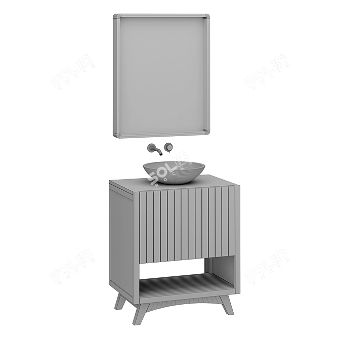 Modern Bathroom Set LA FORMA SUNDAY 3D model image 4