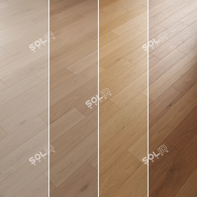 Oak Parquet Collection Set 3D model image 2