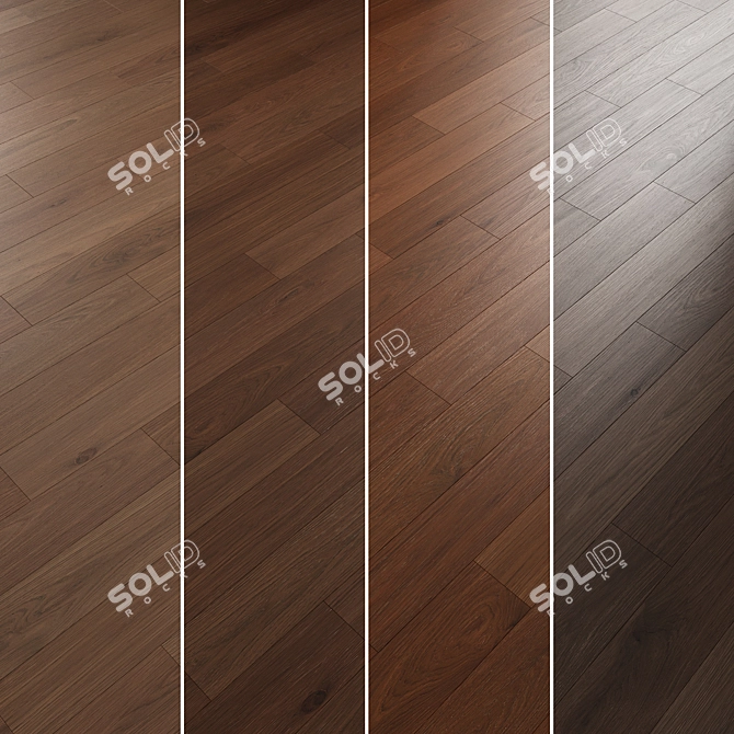 Oak Parquet Collection Set 3D model image 3