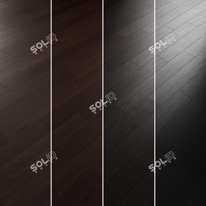 Oak Parquet Collection Set 3D model image 4