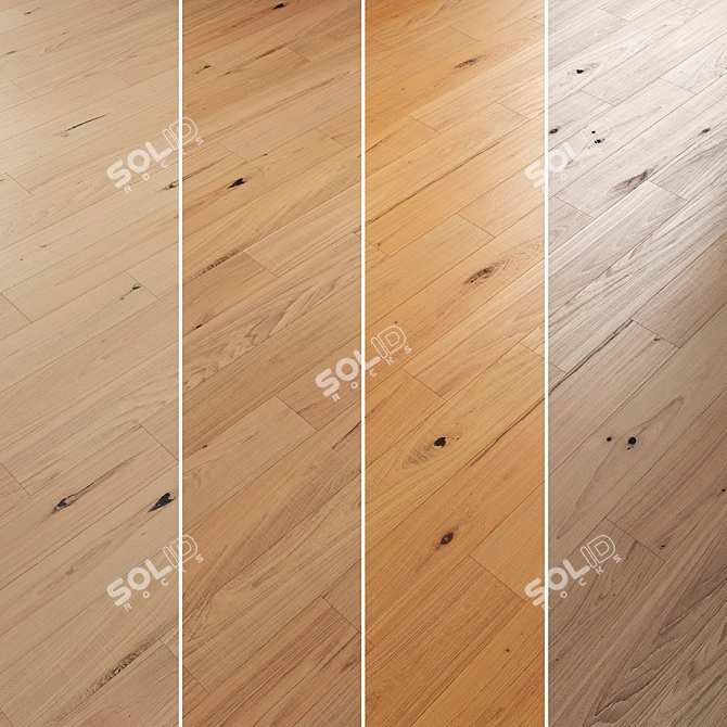  Oak Parquet Flooring Collection 3D model image 3