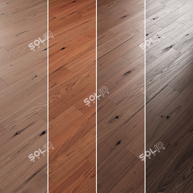  Oak Parquet Flooring Collection 3D model image 4