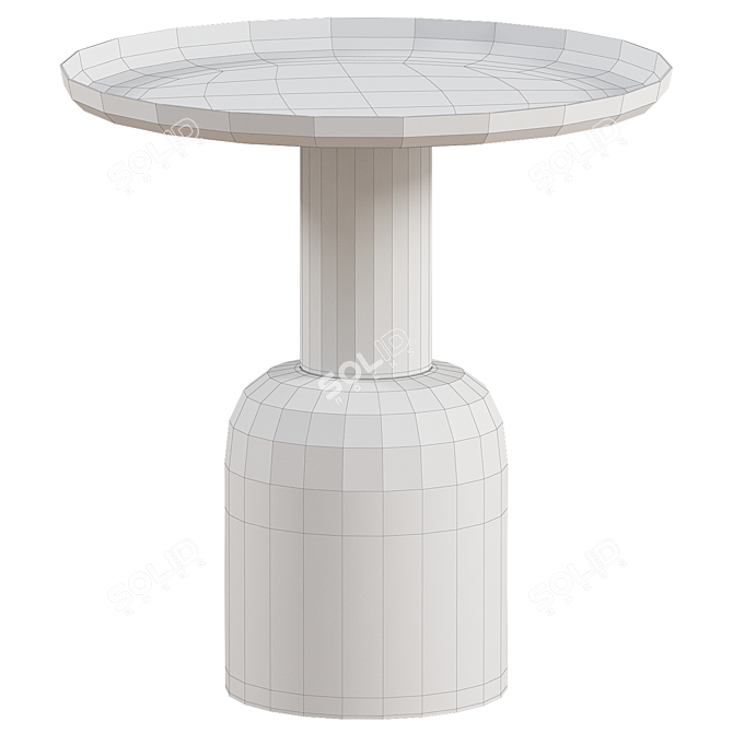 Elegant Modern Philippa Beistelltisch Table 3D model image 2