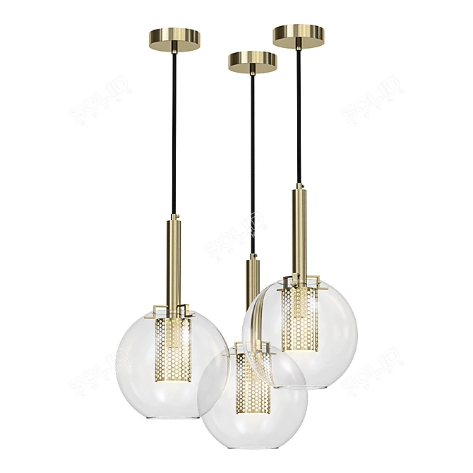 Elegance in Simplicity Pendant Light 3D model image 2