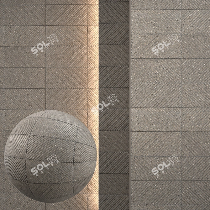  Seamless Pavement Texture Bundle 3D model image 1