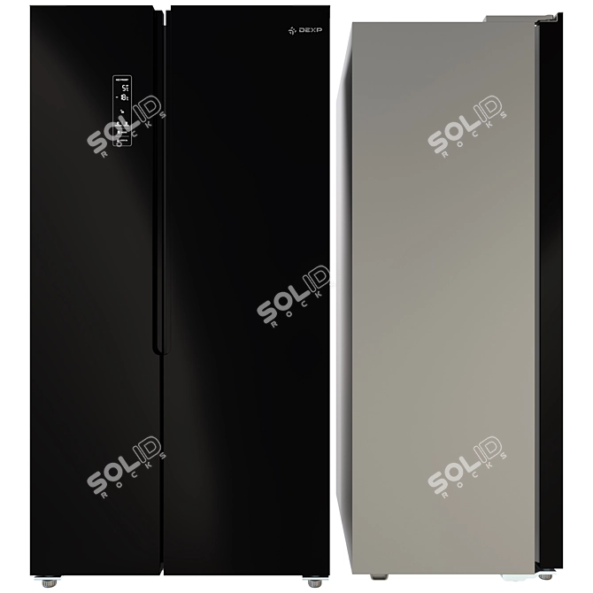 DEXP Side by Side Black 3D model image 1