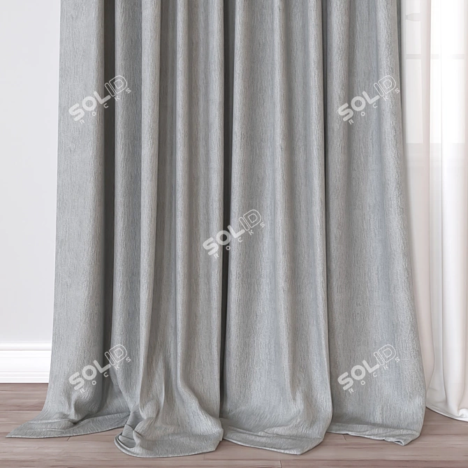 Versatile Curtain Model for Rendering 3D model image 3