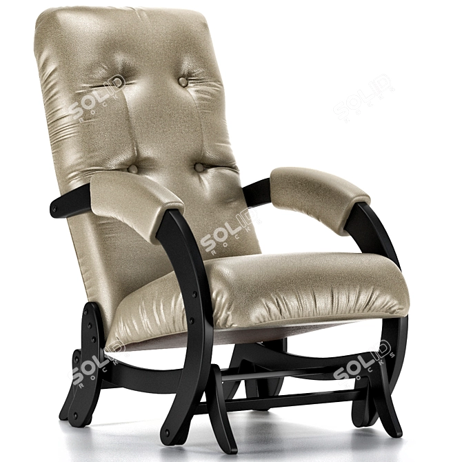 Luxury Glider Chair Madrid 3D model image 1