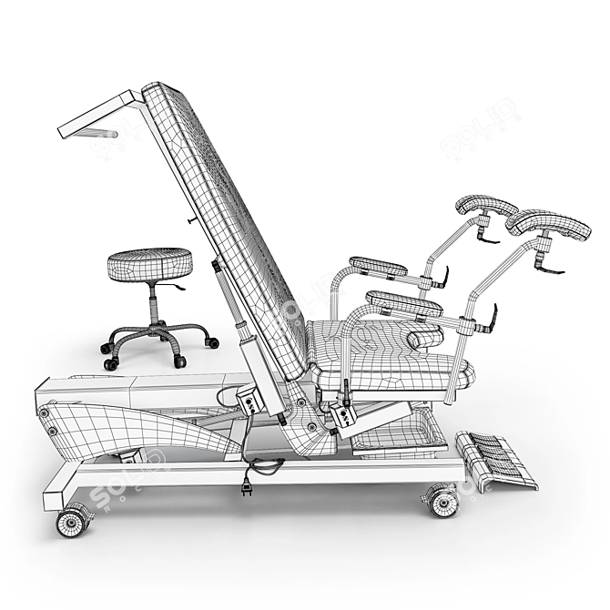 Zerts Gynecological Chair - высокое качество 3D model image 4