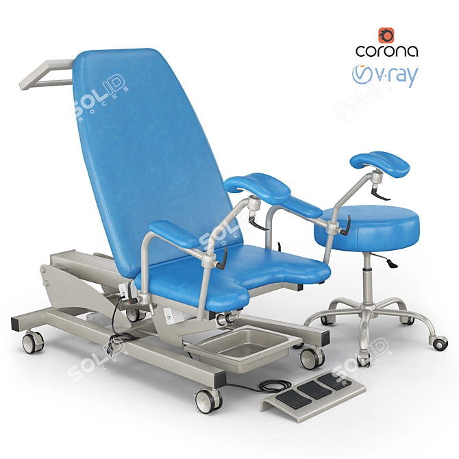 Zerts Gynecological Chair - высокое качество 3D model image 7
