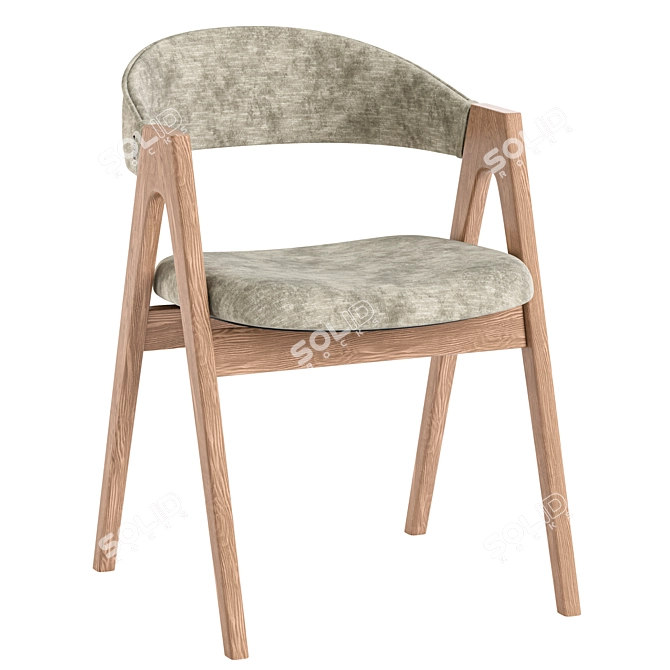 Dublin Deephouse Chair: Compact Comfort 3D model image 3