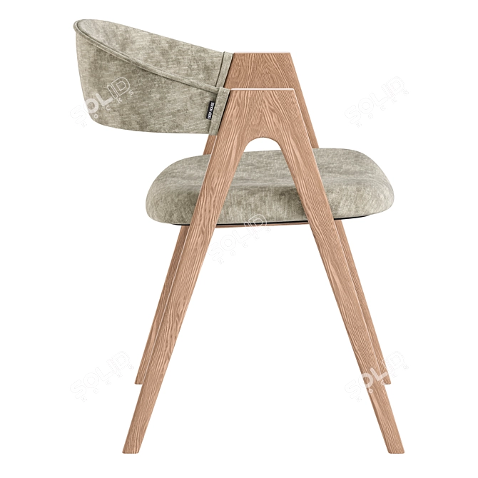 Dublin Deephouse Chair: Compact Comfort 3D model image 4