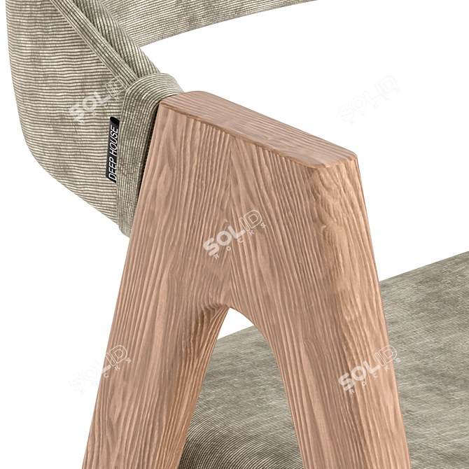 Dublin Deephouse Chair: Compact Comfort 3D model image 5