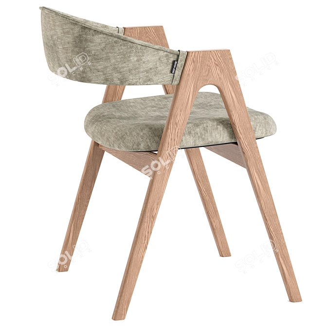 Dublin Deephouse Chair: Compact Comfort 3D model image 6