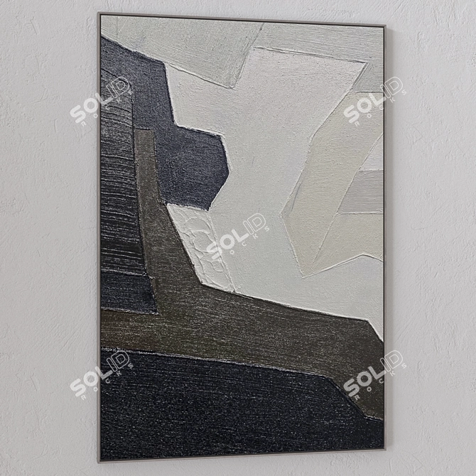 Wall Paintings Set 3D Model 3D model image 3