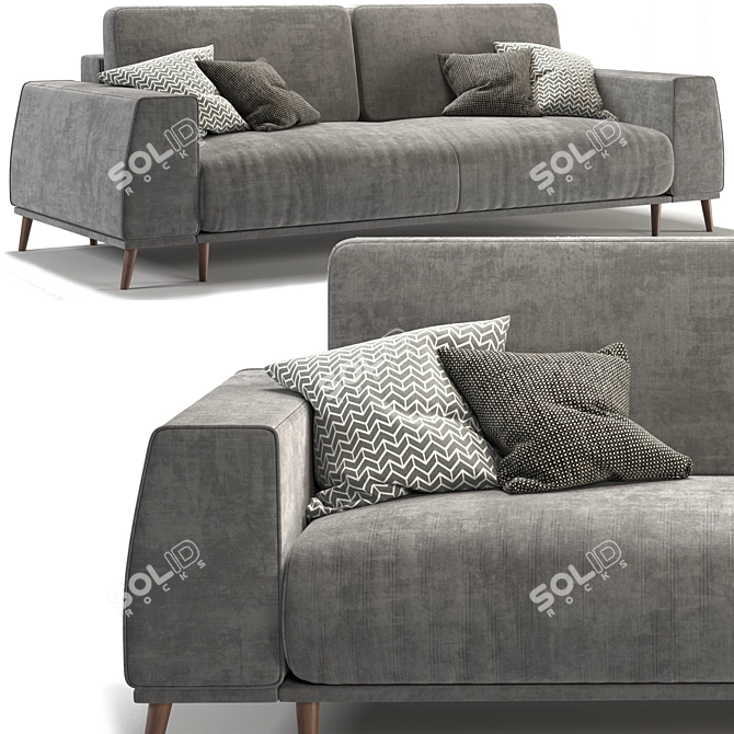 Modern 3D Sofa Laronso Model 3D model image 2