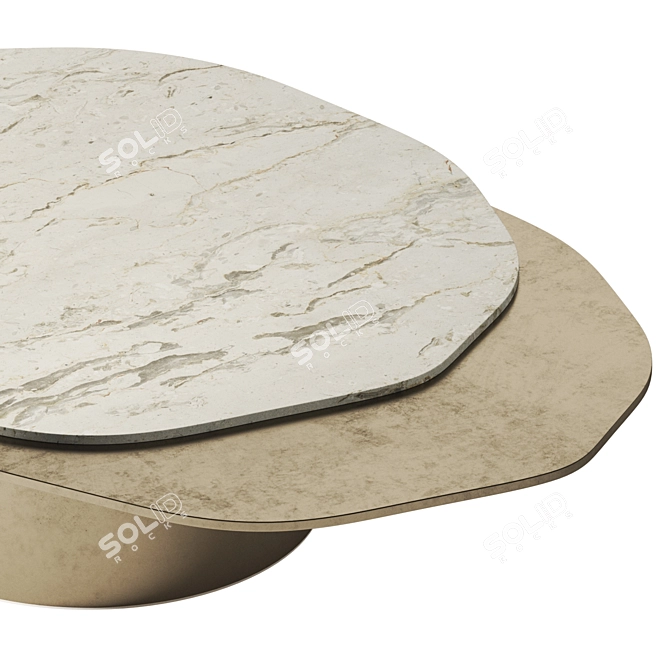 Venom Metal Stone Sculpture 3D 3D model image 2